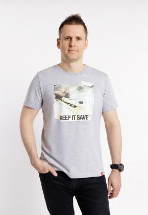 Футболка Keep it save Gray